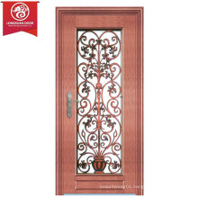Factory Custom House External Door Design, Quality Wrought Iron Door
